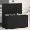 vidaXL Úložná truhlica čierna 84x42x46 cm Materiál drevo Náhľad obrázku produktu 2