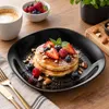 KADAX Assiette "Vetriolo", Assiette à dessert noire, Voir les images du produit 4