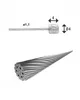 XLC Schaltinnenzug Ø 1,1/ 4000mm 1 Nippel Ø4x4mm Produktbild-Vorschau 1