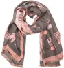 BRUBAKER Cashmirillo Damen Schal mit Katzen Muster - 70 x Produktbild-Vorschau 4