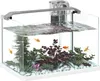 PawHut Glas-Goldfischaquarium mit LED-Beleuchtung, 20 l Produktbild-Vorschau 1