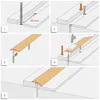 Dalsys Anpassungsprofil 90cm x 30mm, Aluminium Eiche, Produktbild-Vorschau 7