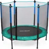 Meteor Kindertrampolin TRP-50 mit Netz Ø140 cm – Indoor & Produktbild-Vorschau 1