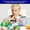 Kit de pâte polymère, 50 couleurs de pâte à modeler Voir les images du produit 4