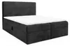 MEBLINI Boxspringbett mit Bettkasten - 180x220 - H3/Schwarz Produktbild-Vorschau 2
