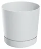 Prosperplast s.r.o. Vaso da fiori TUBO P 19,9 cm, bianco Anteprima dell’immagine prodotto 2