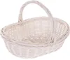 Einkaufskorb aus Weide, Bügelkorb creme 43x36 H17/35 cm Produktbild-Vorschau 1