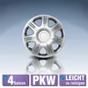 4 STK 15 Zoll Opus silber PETEX Radkappen Radzierblenden Produktbild-Vorschau 4