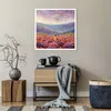Poster - Poster ohne Rahmen - Feld Frau Landschaft - 60x60 Produktbild-Vorschau 6