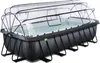 EXIT Black Leather Rahmenpool 540x250x122cm, Aufstellpool, Produktbild-Vorschau 1