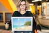 MuchoWow® Laptop Aufkleber Sticker Cover Aussicht - Strand Produktbild-Vorschau 5