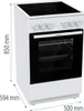 Gorenje GEC5A 21 WG Elektro-Standherd - freistehend - weiß Produktbild-Vorschau 12