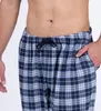 Herren Schlafanzug mit Flanellhose - Moonline ; blau , XXL Produktbild-Vorschau 5