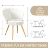 Hawthyhome Chaise de salon en velours Chaise de cuisine Voir les images du produit 2
