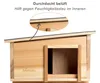 NatureCrafts Maison pour hérisson 45x34x20cm - Murs de 1.5 Voir les images du produit 5