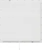 The back of a white LED panel light is shown against a white background. Voir les images du produit