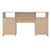 KOMTO Schreibtisch mit Schubladen - Oslo 140 x 60 x 74 cm Produktbild-Vorschau 7
