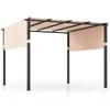 COSTWAY pergola con 2 tetti regolabili, 3,05x3,05m Anteprima dell’immagine prodotto 1