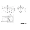 KALDEWEI Badewanne SILENIO BW pergamon Produktbild-Vorschau 3