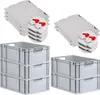 SuperSparSet 5x Eurobox NextGen Economy mit Scharnierdeckel Produktbild-Vorschau 1