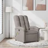masážne kreslo vidaXL Taupe Fabric Náhľad obrázku produktu 2