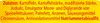 A close-up of text on a yellow background, likely ingredient information. Náhľad obrázku produktu