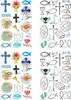 Oblique Unique 68 Sticker Aufkleber Set für Taufe Kommunion Produktbild-Vorschau 1