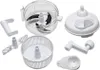 Various parts of a food chopper are laid out on a white background. Náhľad obrázku produktu