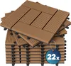 CASARIA WPC Fliesen 30x30 cm 22er Set 2m? Stecksystem Produktbild-Vorschau 1