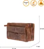 Große Herren echt Leder Handgelenktasche Herrenhandtasche Produktbild-Vorschau 8