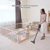 Holz Laufstall Baby 120×160 cm & Luxe Spielmatte (4 cm) – Produktbild-Vorschau 13