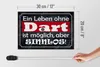 Holzschild ein Leben ohne Dart ist sinnlos, 30x20 cm, Produktbild-Vorschau 5
