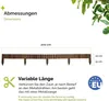 Garronda Beeteinfassung Holz Rollzaun Gartenzaun Produktbild-Vorschau 2