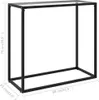 vidaXL Konsolentisch Transparent 80x35x75 cm Hartglas Produktbild-Vorschau 5