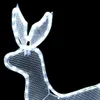 vidaXL LED-Rentier mit Schlitten und Mesh 432 LEDs Produktbild-Vorschau 2