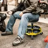 COSTWAY Werkstatt Rollsitz 41-55cm höhenverstellbar, Produktbild-Vorschau 2