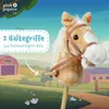 Różowy konik hobbystyczny Papaya "Goldy" z kółkami i Podgląd zdjęcia produktu 2