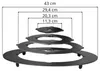 Ø40cm Uchag 2mm Stahl Abzugsrohr für 12L Kazan Produktbild-Vorschau 7