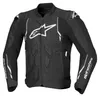 Alpinestars Dusk Motorrad Lederjacke, schwarz/weiß, 54 Produktbild-Vorschau 1