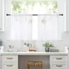 2 Stück Scheibengardine Transparent Vorhang Voile Produktbild-Vorschau 6