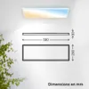 Panneau LED de Salle de bain, blanc, rectangulaire, 58x20cm Voir les images du produit 5
