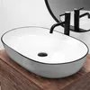 Umywalka nablatowa Rea CLEO 61 Black edge Podgląd zdjęcia produktu 5