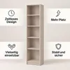 Regal Kaschmir 183 cm – Schmales Bücherregal mit 5 Fächern Produktbild-Vorschau 6
