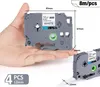 4x Schriftband für Brother TZ231 TZ-231 TZE231 TZE-231 Produktbild-Vorschau 4