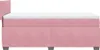 vidaXL Boxspringbett mit Matratze Rosa 90x200 cm Samt Produktbild-Vorschau 7