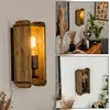 Atid »Atid« Vintage Wandlampe aus Metall/Holz in Produktbild-Vorschau 1
