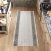 Tapiso Läufer MELISSA Outdoor Indoor Grau Schwarz Balkon Produktbild-Vorschau 5