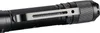 A close-up shot of the body of a black flashlight with a silver clip attached. Náhled obrázku produktu