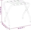 vidaXL Portabagagli nero e argento 56x40x49 cm Anteprima dell’immagine prodotto 7
