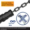 R2B Fahrradschloss mit zwei Schlüsseln - 115 cm - Produktbild-Vorschau 6